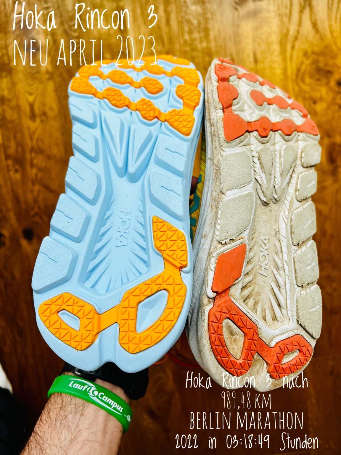 HOKA Rincon 3 – Sprengung 5 mm