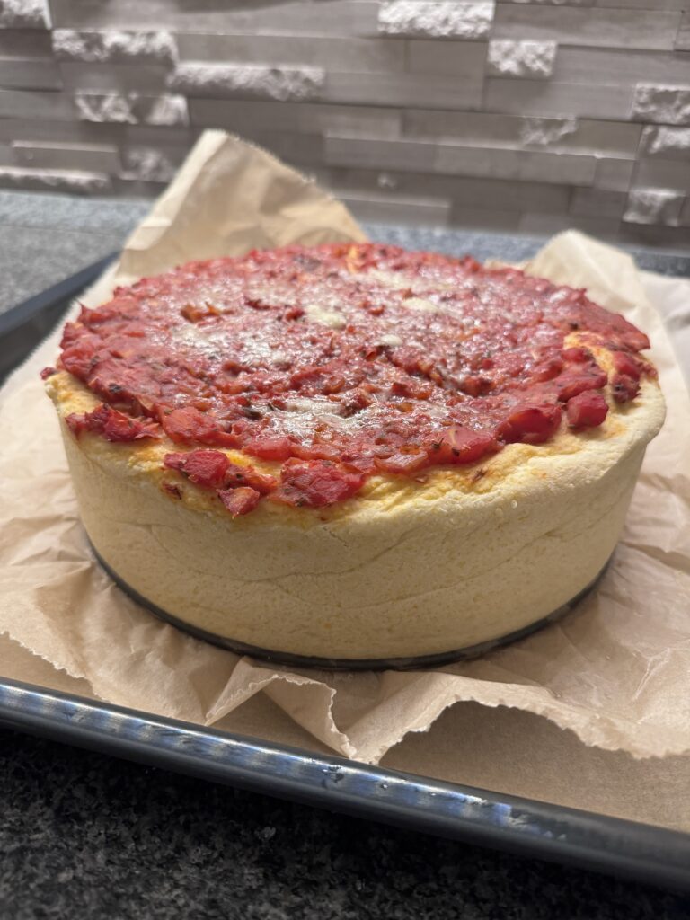 Chicago Style Deep Dish Stuffed Pizza