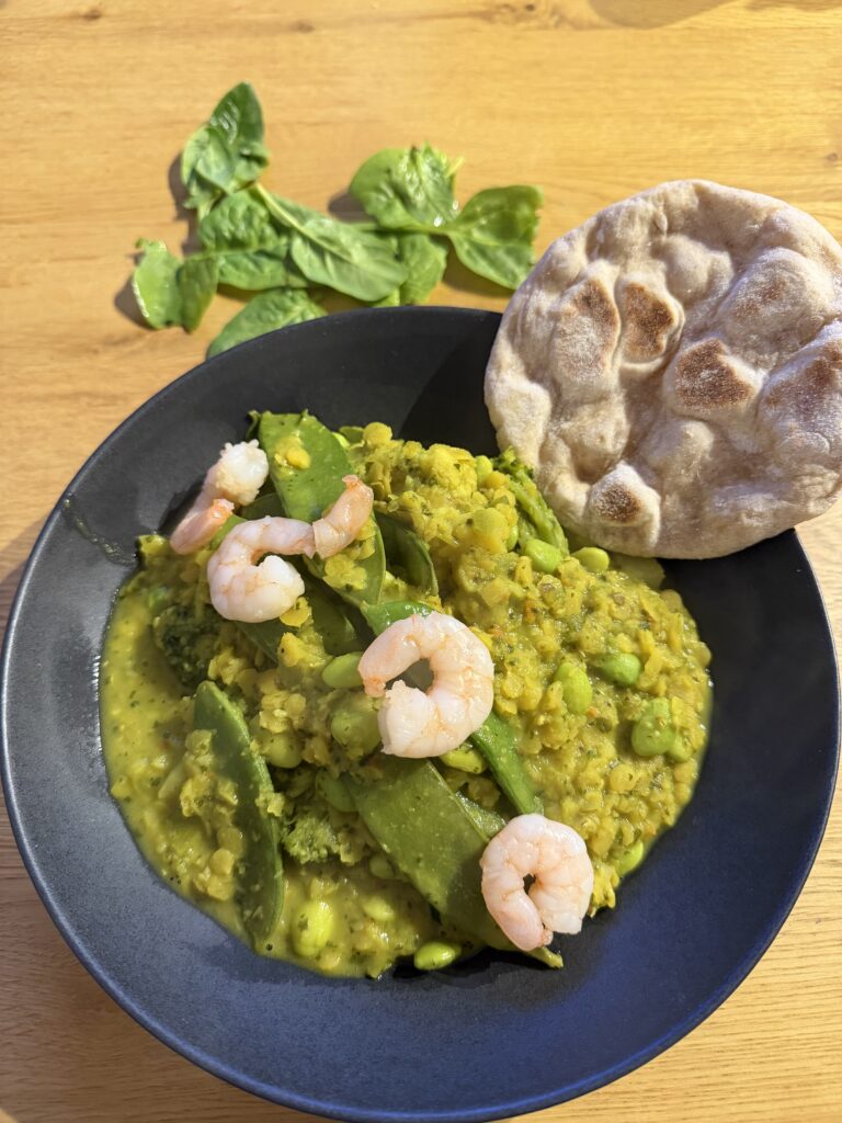 Schnelles Linsen-Garnelen-Curry Rezept – Meine perfekte Stärkung nach dem Feierabend-Lauf