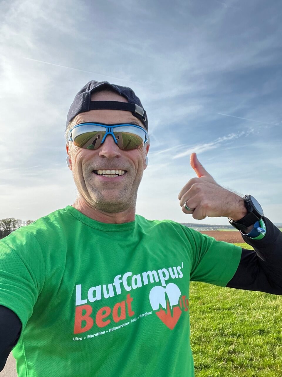Gregor Jaeger beim Lauftraining